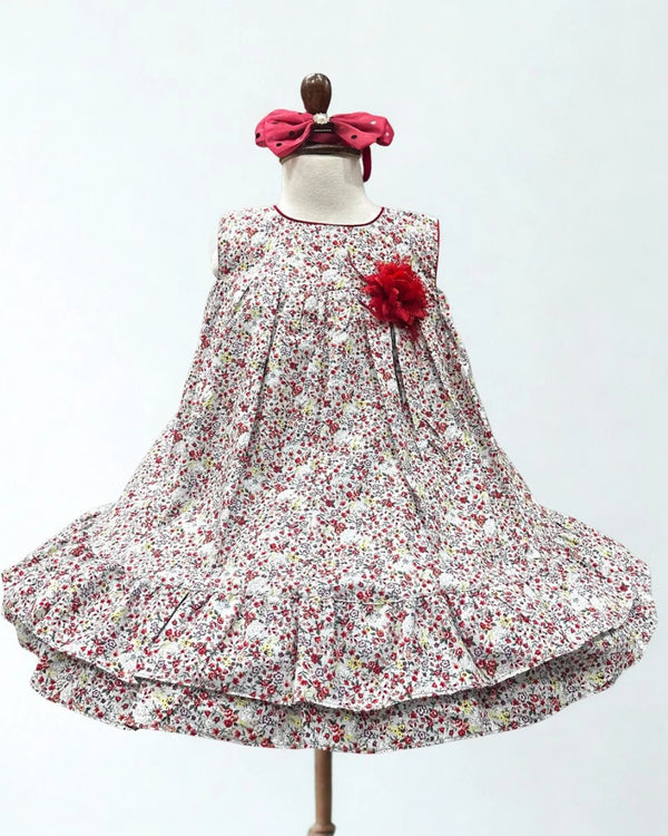 Cotton Floral Print Latest Frock