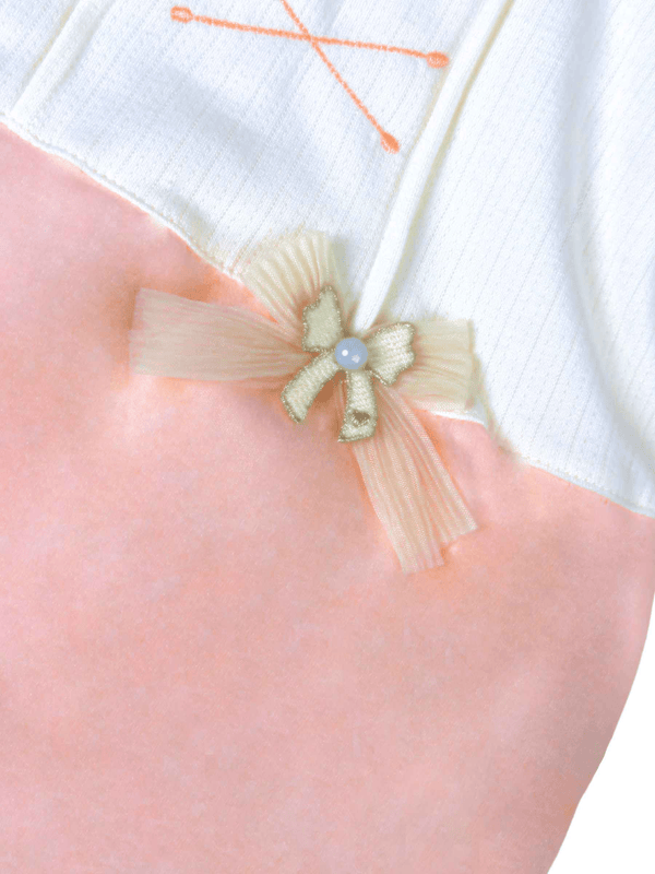 Romper for Baby Girl with beautiful bow at waist line