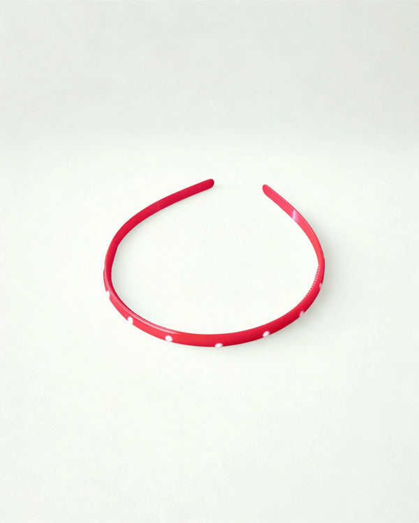 Red Polka Dot Headband
