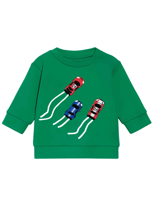 Baby T-Shirt / Baby sweat shirt with racing cars