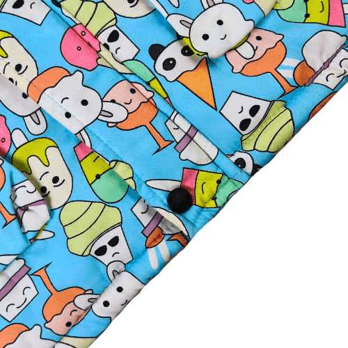 Baby Jacket Hood / Cartoon Print Kids Jacket Winter Thicken Cotton Plush Parkas for Boys Girls Children's clothing Outerwear Warm Coata