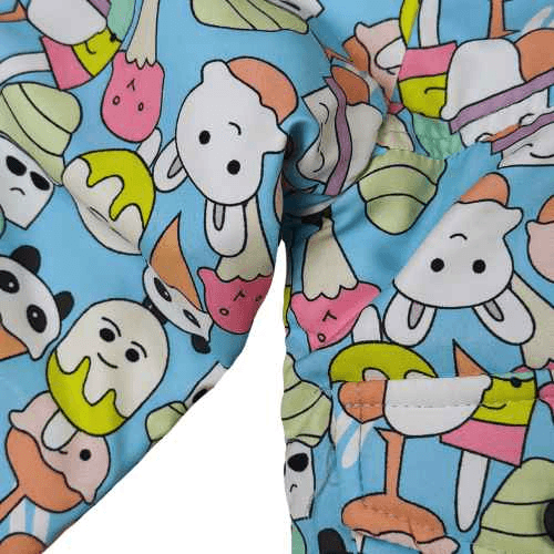 Baby Jacket Hood / Cartoon Print Kids Jacket Winter Thicken Cotton Plush Parkas for Boys Girls Children's clothing Outerwear Warm Coata