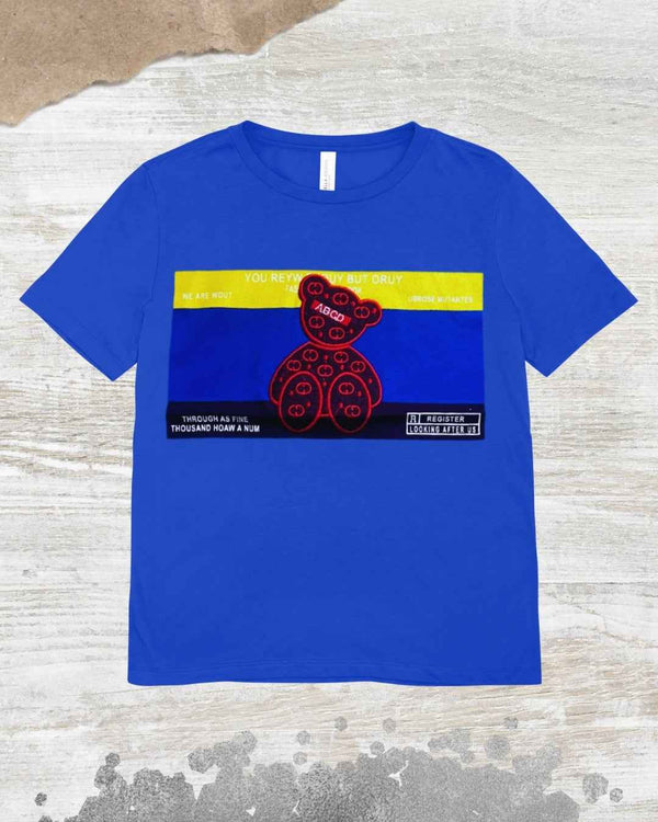 Blue Graphic Printed Kids’ T-Shirt
