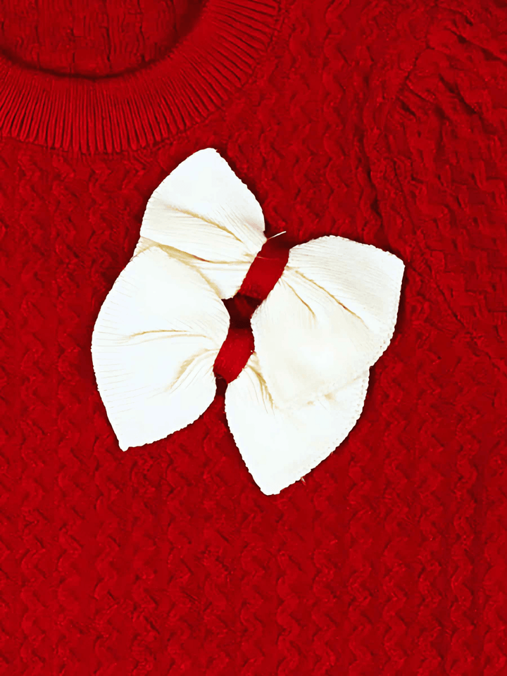 Baby Suit with 2 bows 100% orignal winter wool