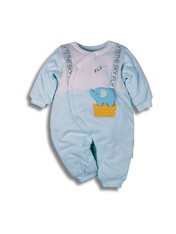 Romper for Baby Boy with cute elephant fly to the sky