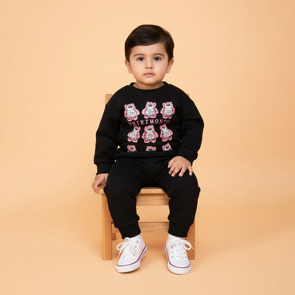 Baby T-Shirt / Baby sweat shirt with cute small bears