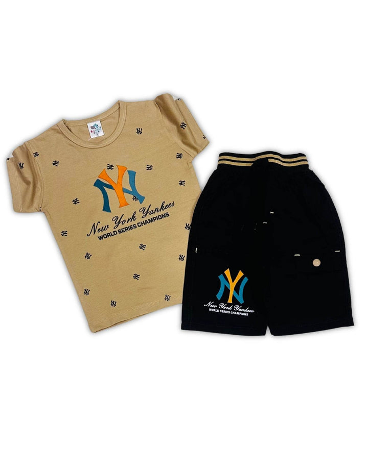 New York Yankees Kids' T-Shirt & Shorts Set – Trendy & Comfortable