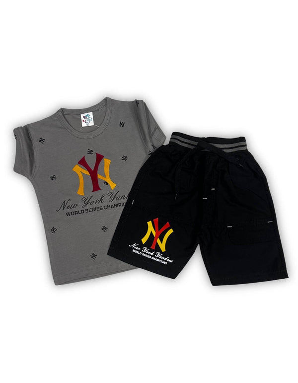 New York Yankees Kids' T-Shirt & Shorts Set – Casual & Sporty