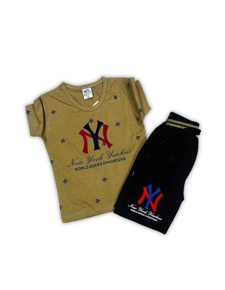 New York Yankees Kids' T-Shirt & Shorts Set – Casual & Sporty