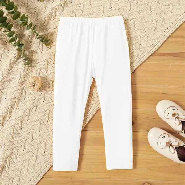 Girls Tights Basic-White